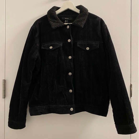 [SOLD] Forever 21 Corduroy Sherpa Jacket - Picture 1 of 3